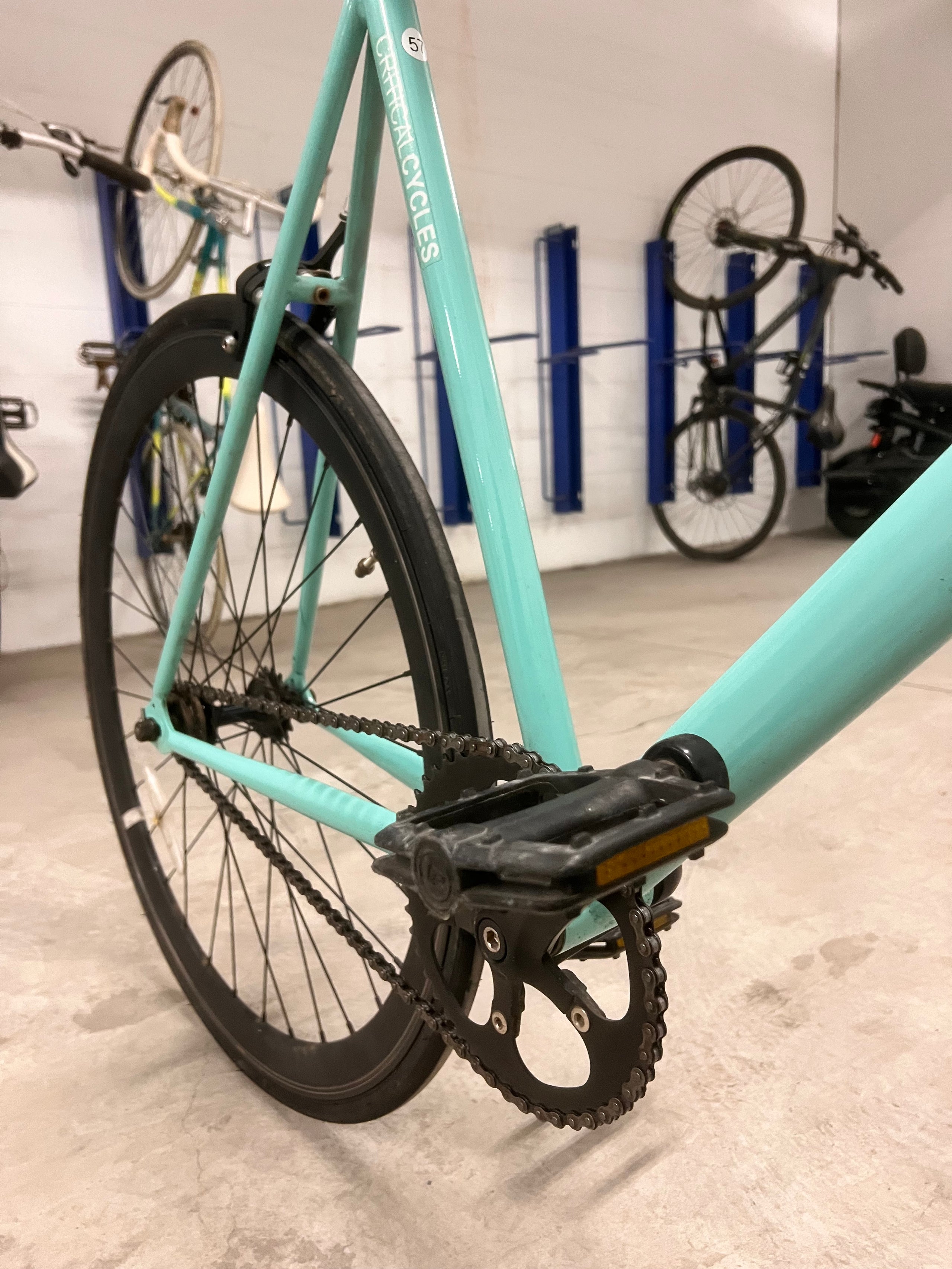 Green fixie bike online